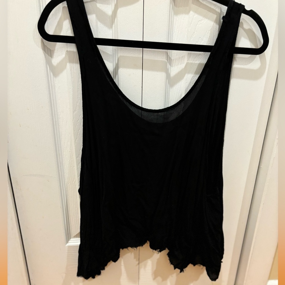 Free People Black Tank Top